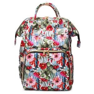 Cactus Baby Backpack with Insulated Front Pocket